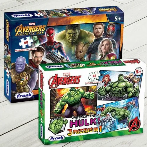 Marvelous Frank Marvel Avengers Jigsaw Puzzle Set