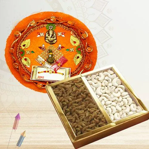 Exclusive Designer Thali with Assorted Dry Fruits
