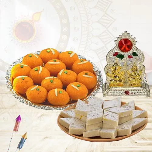 Exclusive Combo of Mandap, Ladoo N Kaju Katli