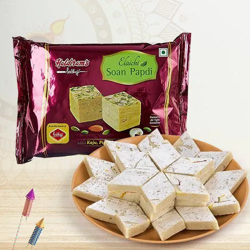 Delectable Combo of Haldirams Soan Papdi N Kaju Katli