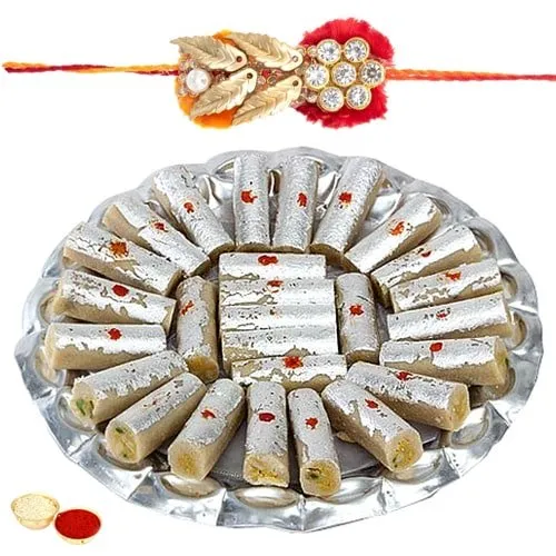 Rakhi with Kaju Roll