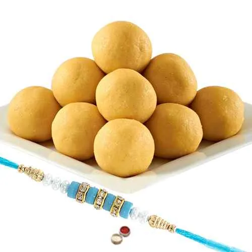 1 Rakhi with Besan Ladoo