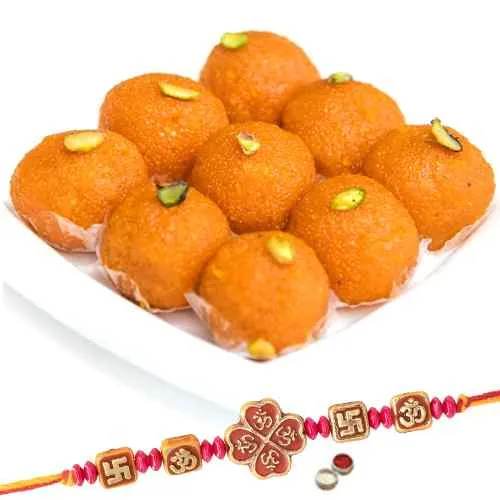 1 Rakhi with Boondi Ladoo