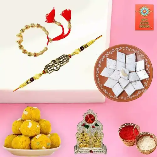 Wonderful Bhaiya Bhabhi Set Rakhi N Assortments