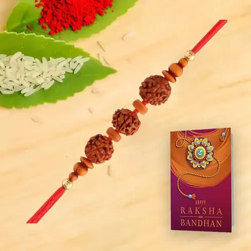 Sublime Rudrakhsha Rakhi