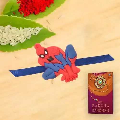 Spider Man Rakhi for Kids<br>