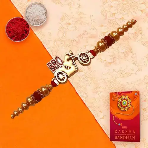 Gutsy Biker Design Rakhi