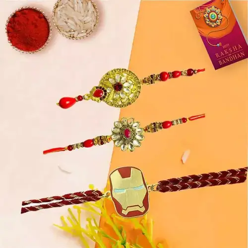 Rakhi Lumba N Kids Rakhi Combo