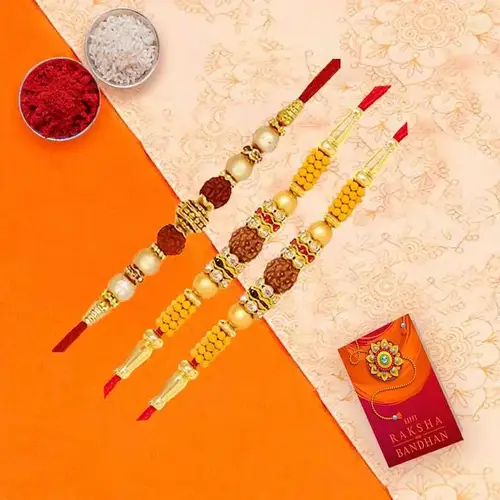 Soul to Soul Rudraksha Rakhi