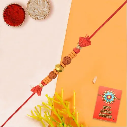 Blessed Beads Rudraksha Rakhi