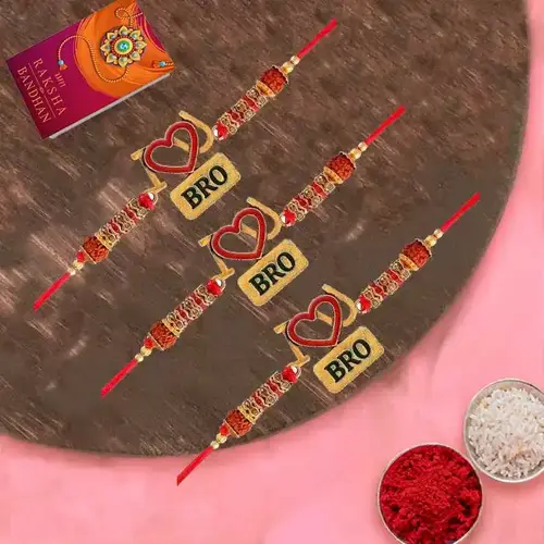 Cool Bro Rakhi N Beaded Rakhi Sets