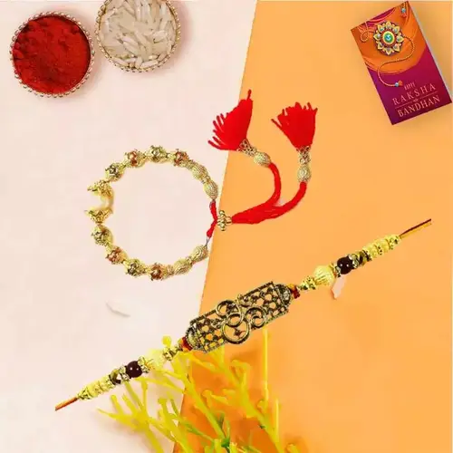 Fancy Bhaiya Bhabhi Rakhi Set