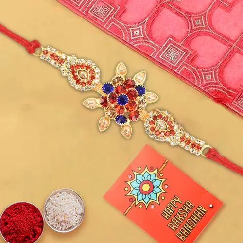 Floral Elegance Rakhi