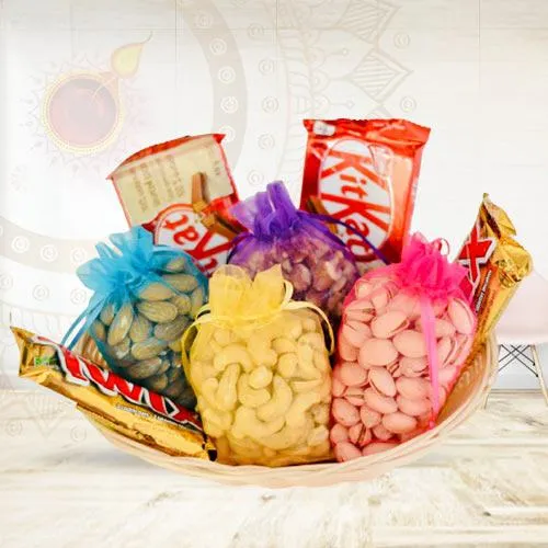Finest Selection of Dry-fruits with Chocolate Assortment