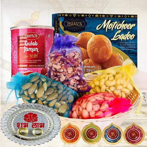 Marvelous Sweets N Dry Fruits Gift Combo<br>