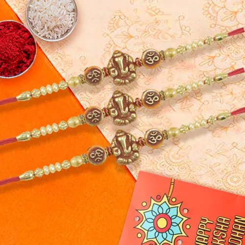 Trio of Ganesh Rakhis