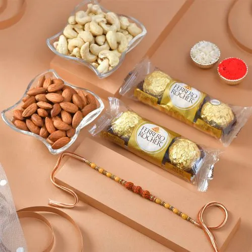 Gourmet Indulgence Rakhi Gift Set