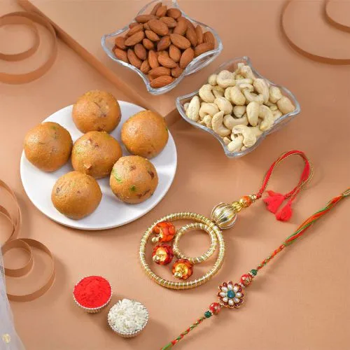 Festive Blessings Rakhi Set