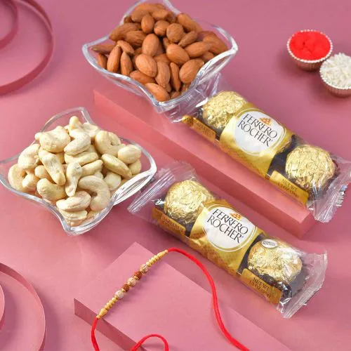 Nutty Luxury Rakhi Gift Set
