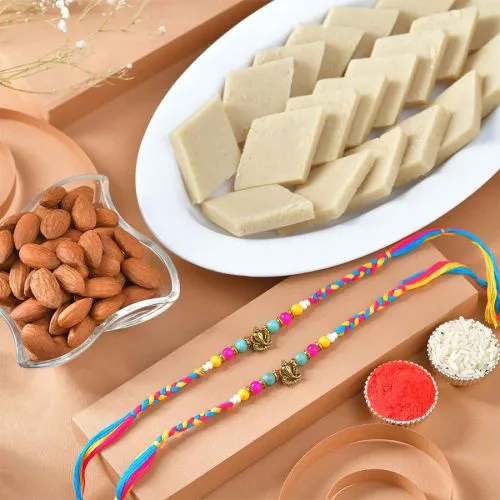 Sweet & Nutty Rakhi Gift Hamper