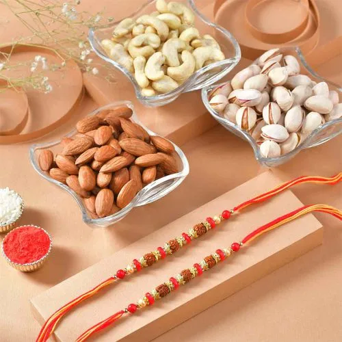 Premium Rakhi Dry Fruit Hamper