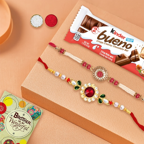 Bueno Paired with Elegant Rakhis