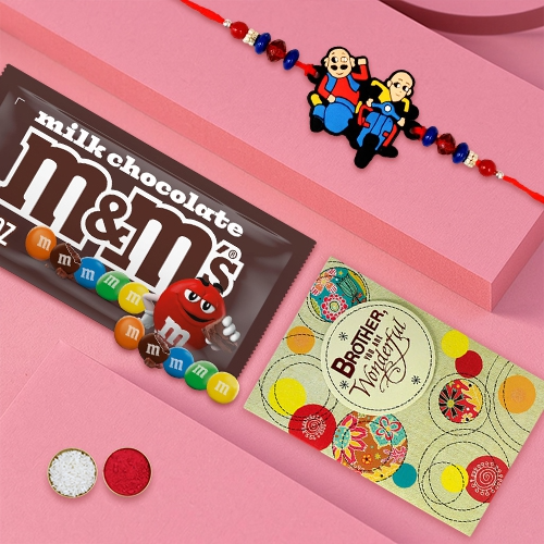 Motu Patlu Rakhi with Choco Fun