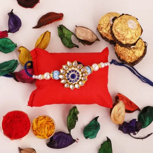 Iconic Ferrero and Heavenly Beads Rakhi