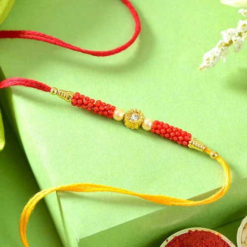 Dazzling Beads Rakhi