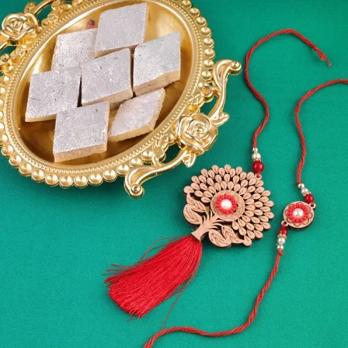 Bhai Bhabhi Tree of Life Rakhi Combo