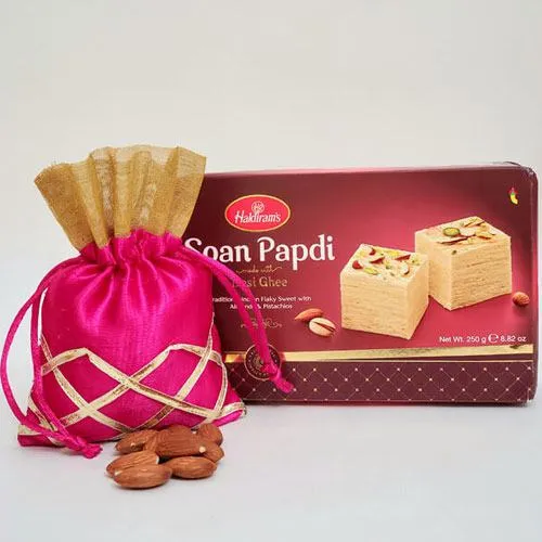 Luscious Soan Papdi Pack with Nutty Almonds
