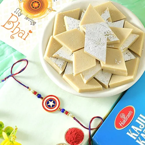 Captain America Rakhi N Katli