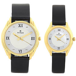 Admirable Pair Watch from Titan in Round Dial