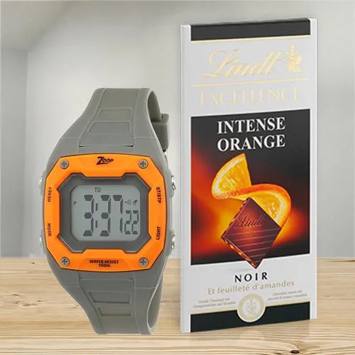 Wonderful Zoop Digital Watch N Lindt Excellence Chocolate