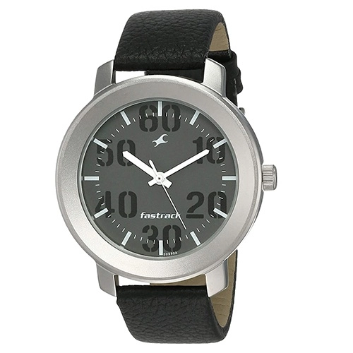 Appealing Fastrack Casual Analog Grey Dial Mens Watch