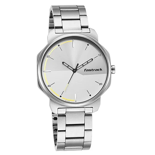 Exclusive Fastrack Casual Analog Silver Dial Mens Watch