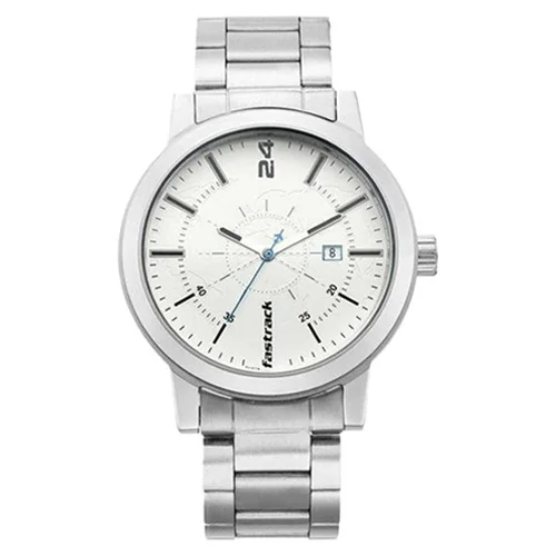 Charismatic Fastrack Tripster Analog White Dial Mens Watch