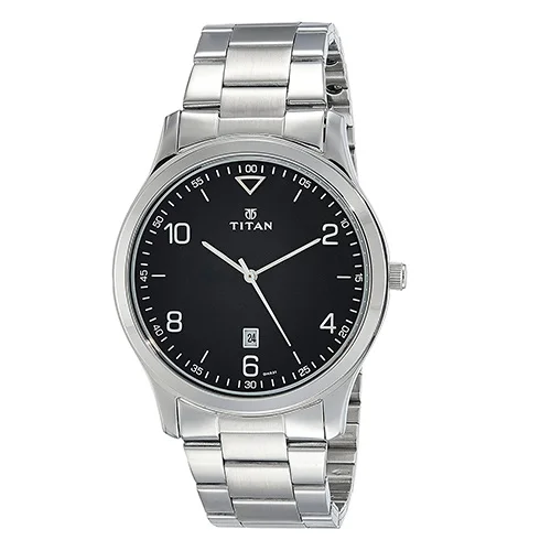 Exclusive Titan Neo Analog Black Dial Mens Watch