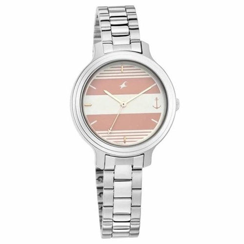 Stylish Fastrack Tripster Analog Pink Dial Womens Watch