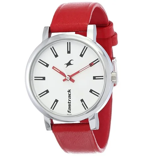 Charming Fastrack Fundamentals Analog White Dial Womens Watch