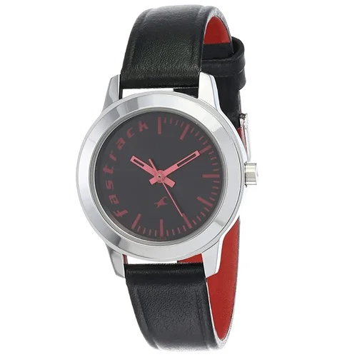Attractive Fastrack Fundamentals Black Dial Womens Watch