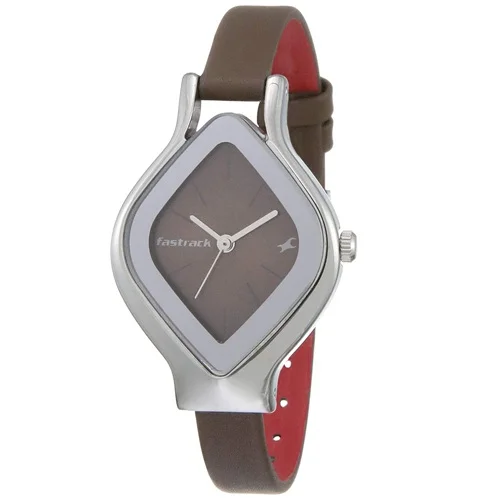 Lovely Fastrack Analog Brown Dial Womens Watch