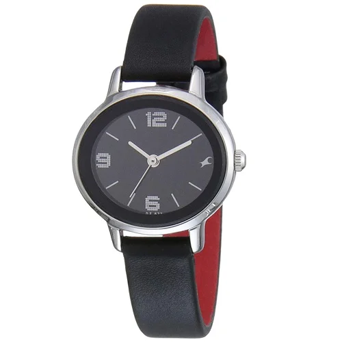 Fancy Fastrack Black Dial Analog Ladies Watch