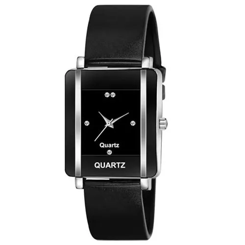 Elegant Womens Analogue Watch in Black
