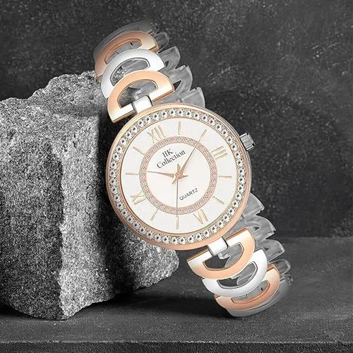 Elegant Womens Analogue Watch in White