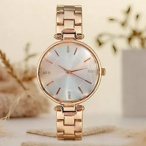 Premium Womens Analogue Watch - White Dial