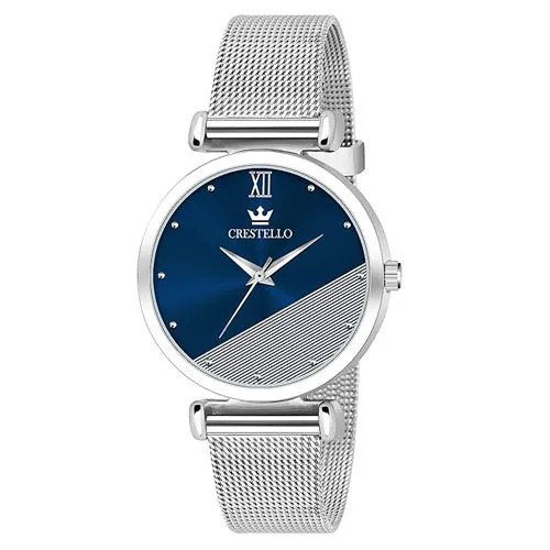 Premium Womens Analogue Watch - Blue Dial