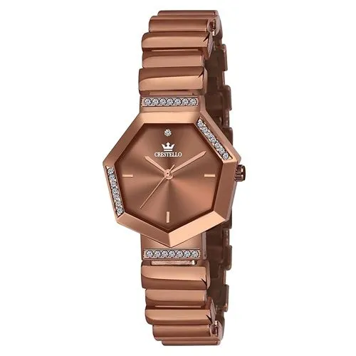 Classic Analogue Watch for Women - Brown Dial