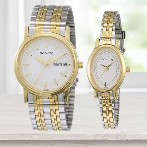 Couple watches sales sonata with price