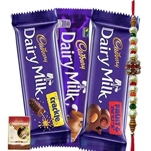 Assorted Cadburys Special Pack with Rakhi